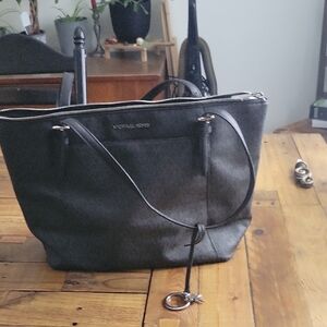 Michael Kors Charcoal Tote Bag